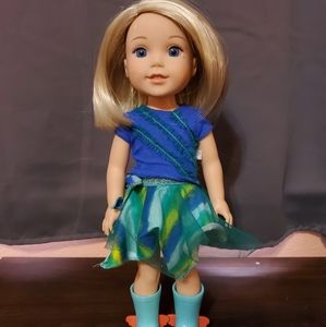 American Girl Doll Wellie Wishers Camille